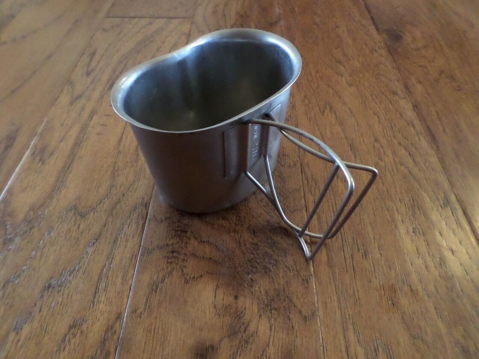 Original US Military Issue Stainless Steel Canteen Cup Made in USA Authentic VGC