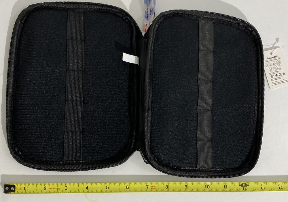 PACMAXI Tech Watch Band Case Holds 10 NWT. Multicolored Zigzag Pattern