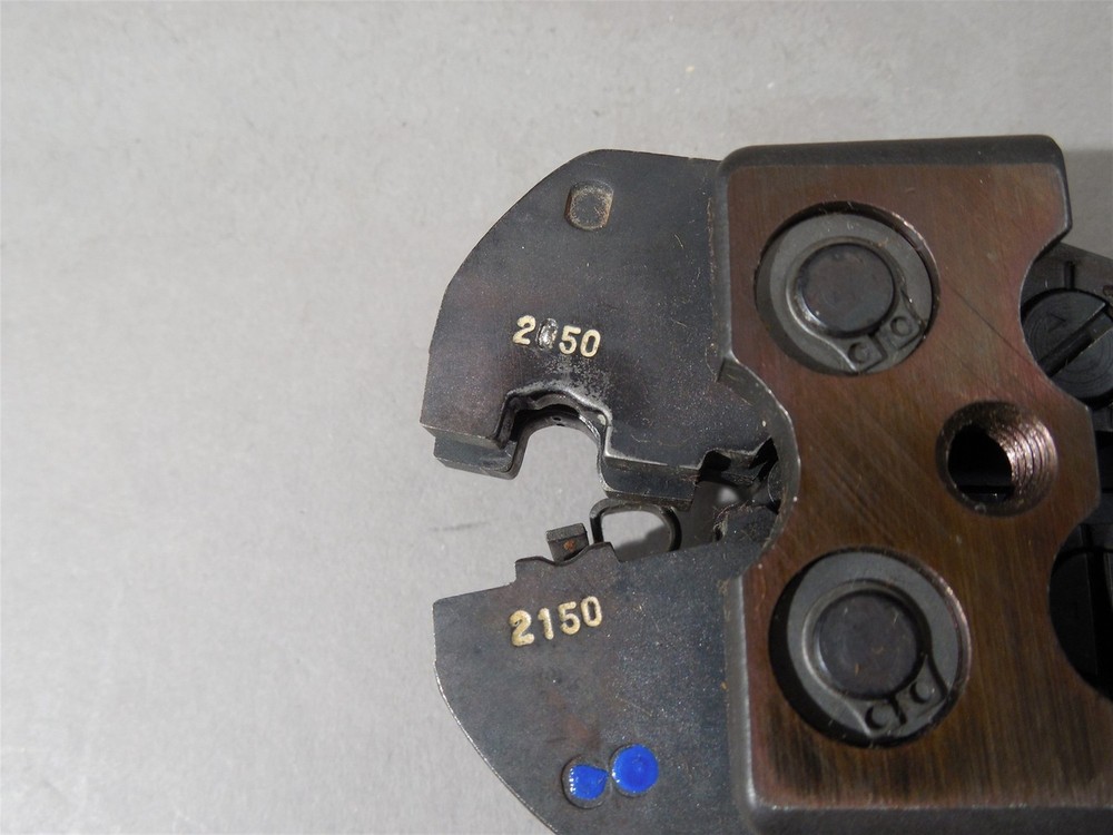 USED - Molex ETC Crimp Tool Head Blue AT-2150
