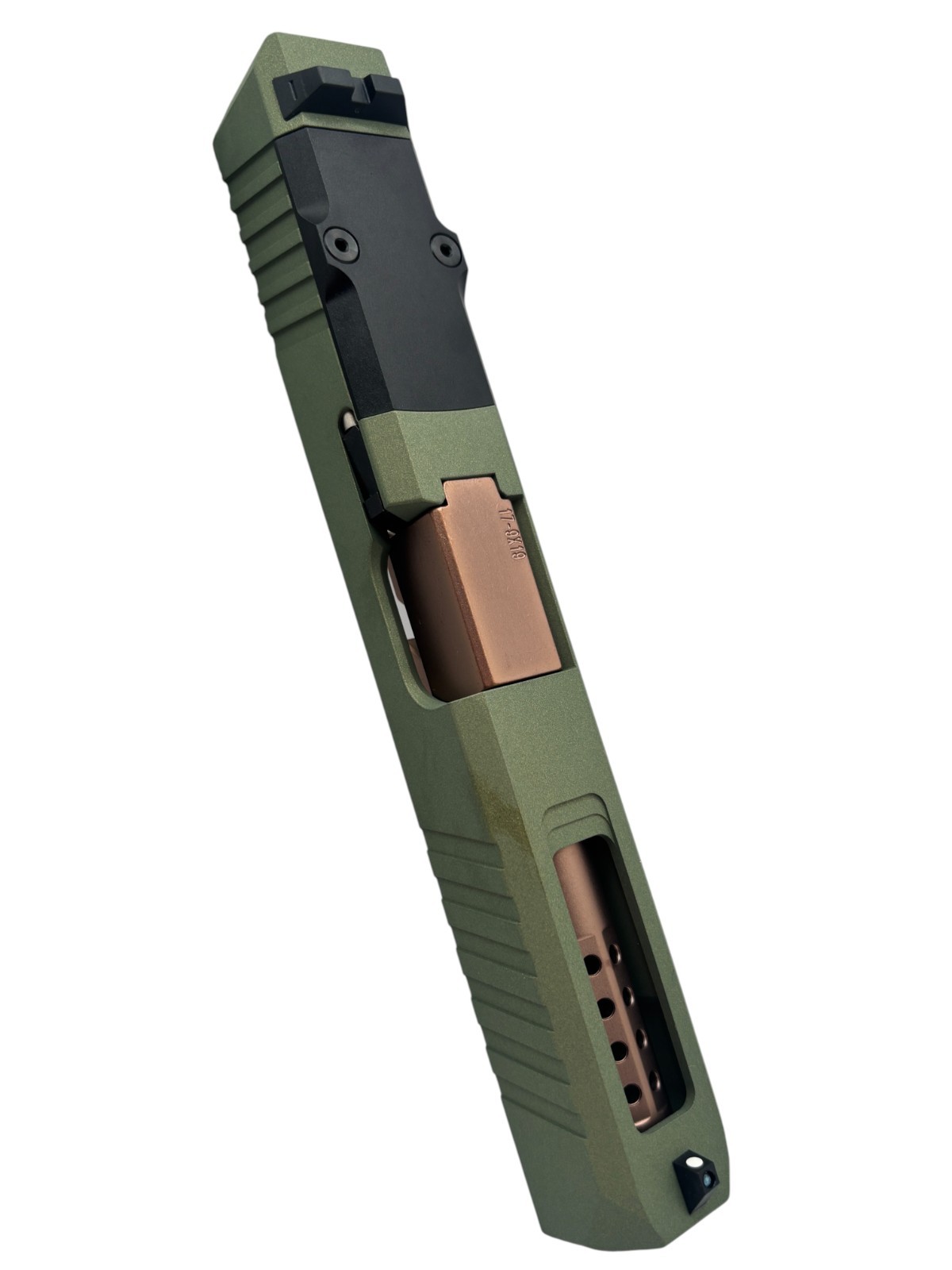 Turbo For G17 custom Slide Gen3NEW Cerakote Crocodile Complete W/ Copper Ported