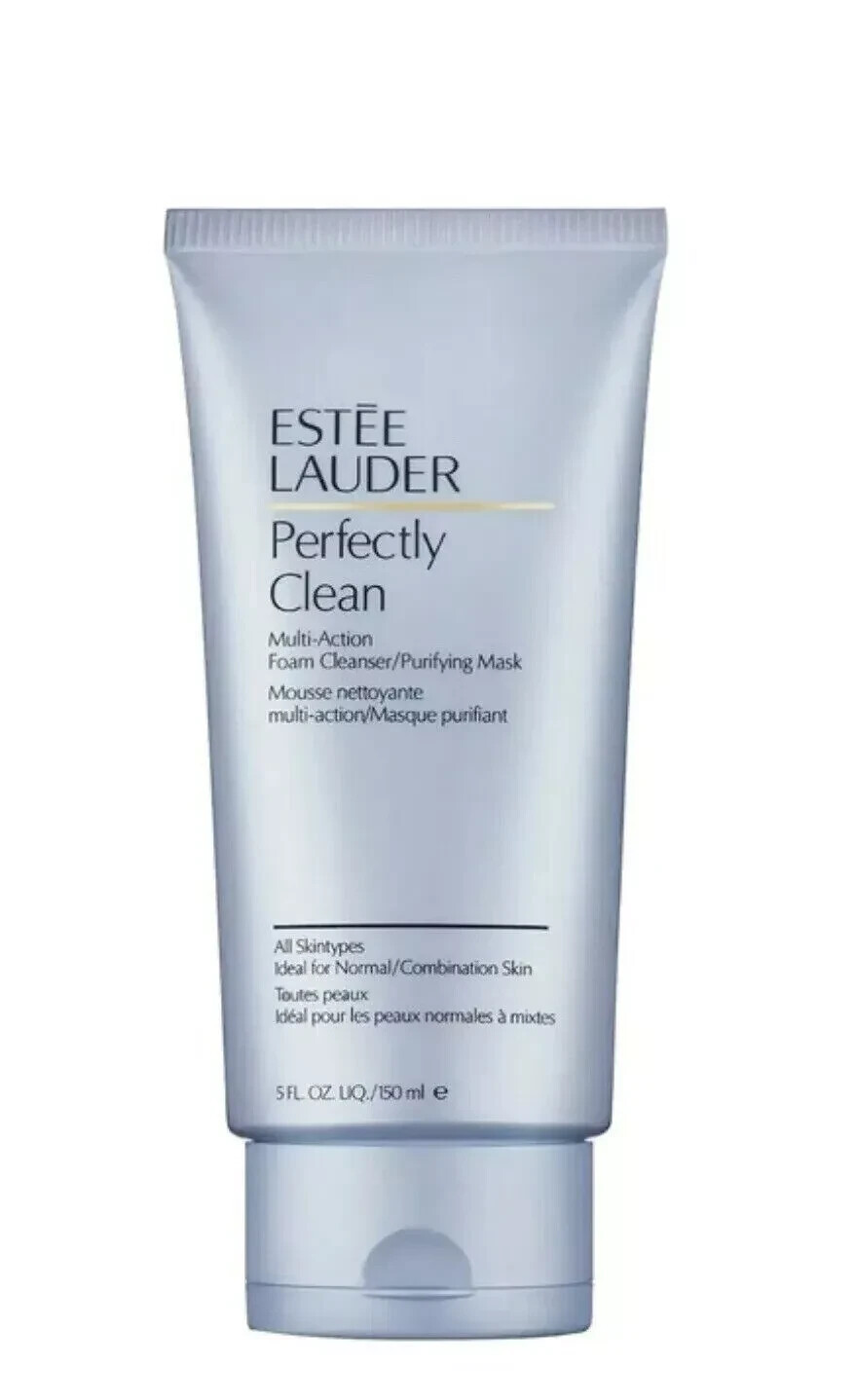 Estee Lauder Perfectly Clean Multi-Action Foam Cleanser/Purifying Mask 5.0 Oz