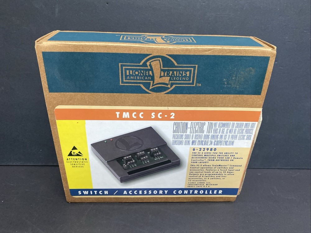 LIONEL TMCC SC-2 SWITCH CONTROLLER electrical connection switch activate J.275