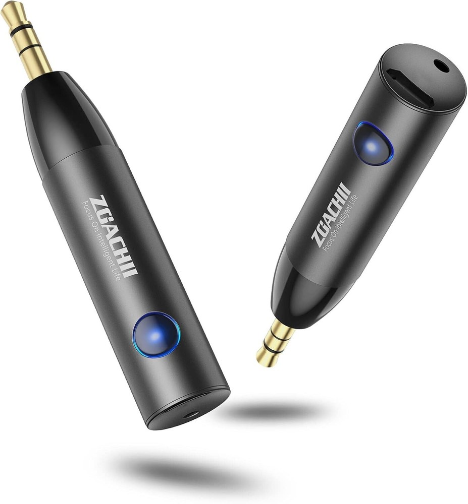 Adaptador Auxiliar Bluetooth para Coche Receptor de Audio Inalámbrico Bluetooth.