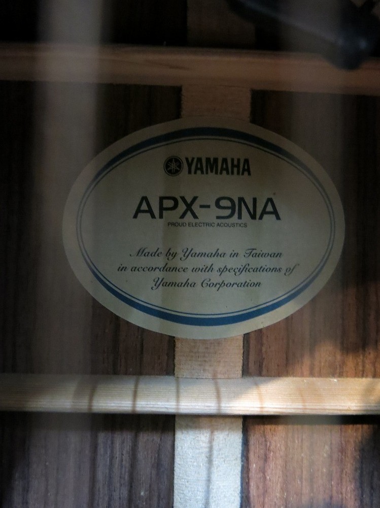 Yamaha APX-9NA Electric Nylon String Classical Guitar Maintenance completed