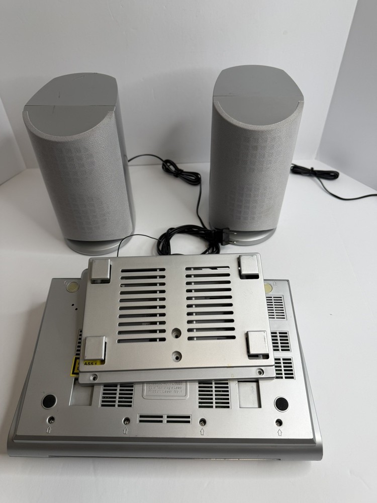 Coby CX-CD 376 Micro CD Stereo System Untested without Remote
