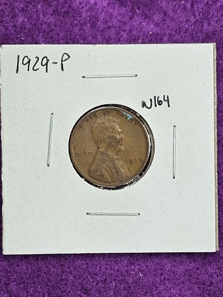 1929 P Lincoln Cent Wheat Penny