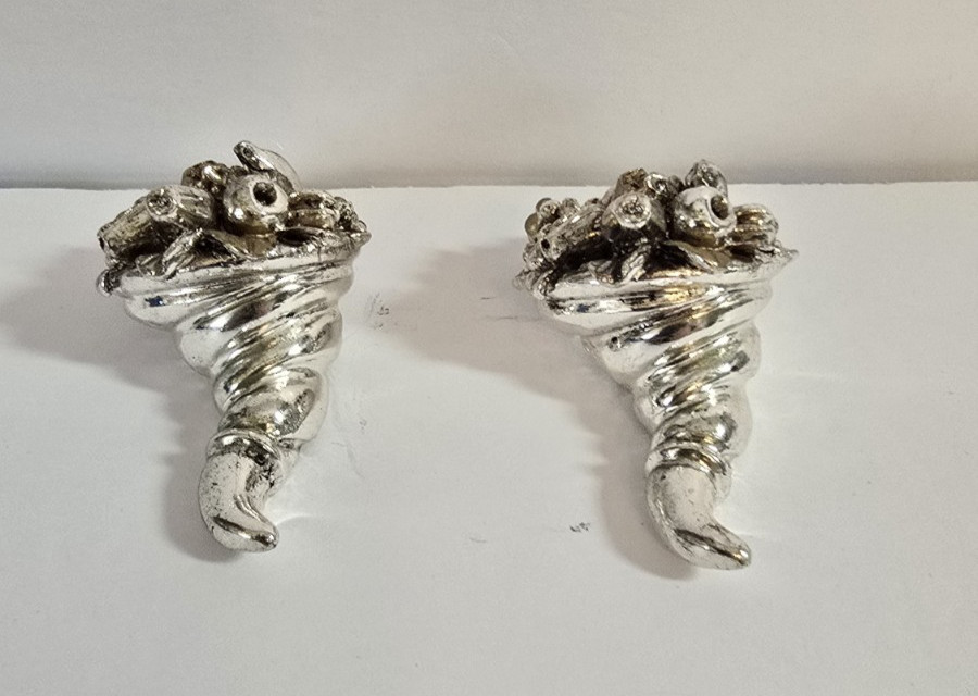 Silver Plated Camilletti Gioielli Ricciardi 925% CORNUCOPIA Decorative