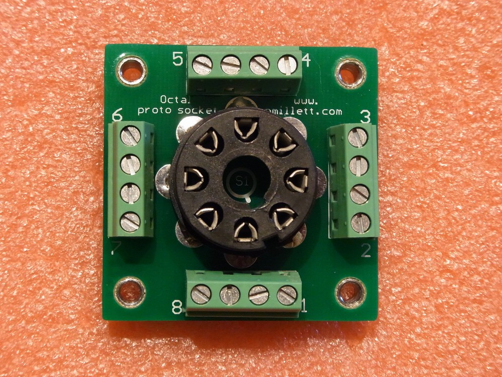 8-pin octal breadboard / prototype tube socket for DIY experimenting