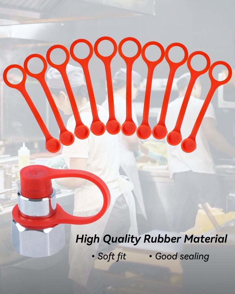 ✅🔥🧯NEW 20 PACK R102 TYPE FIRE SUPPRESSION SYSTEM RUBBER BLOW OFF NOZZLE CAPS🚒