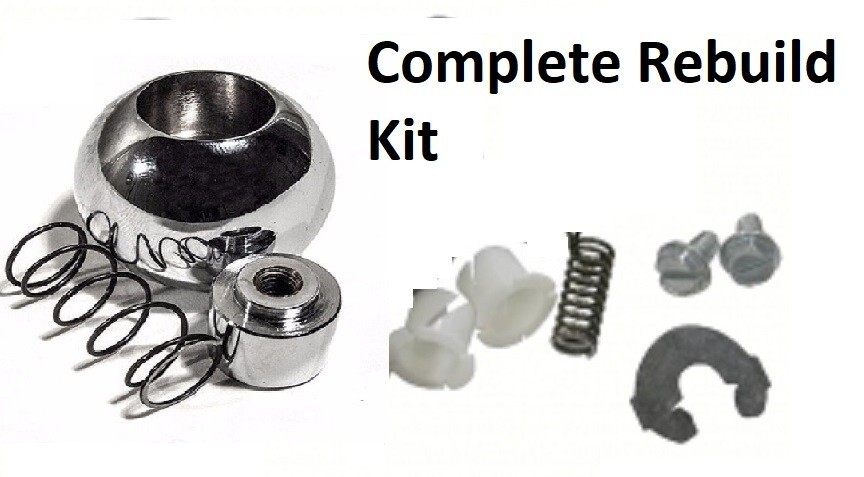 65 -82 Corvette Shift Knob, Chrome Automatic  C2 C3 *Complete Rebuild Kit