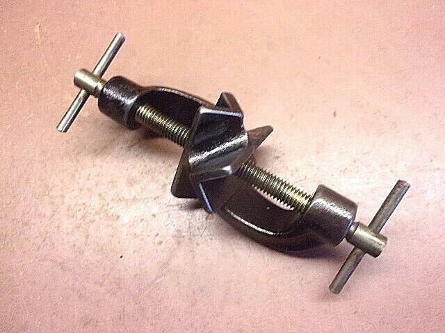 Unique Iron Double Pipe Clamp 6" Long Clean & Working Early Plumbers Tool