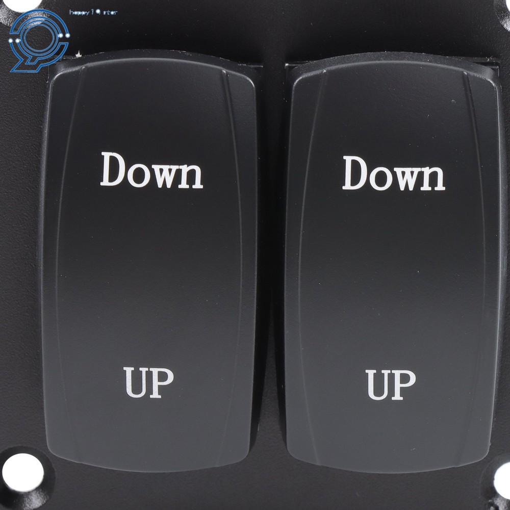 10222-211D Marine Trim Tab Switch Kit Double Rocker Replace 10222211D