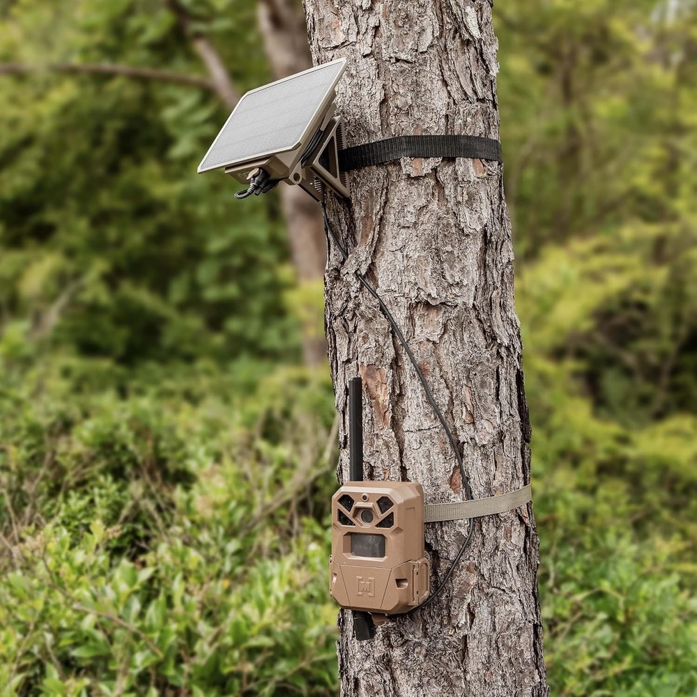 Moultrie Edge Pro 2 Cellular Trail Camera + 3.4W Solar Power Pack Bundle 4G LTE