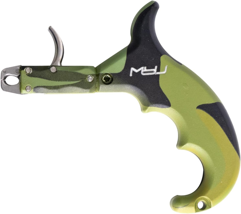 Compound Bow Release Aids Trigger 4 Finger Black/Camo Thumb Arrow Release for Ad