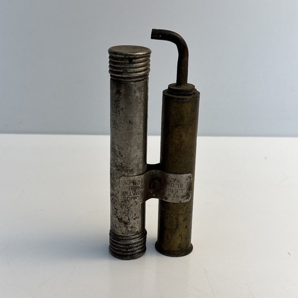 New Lenk Model 108 Automatic Blow Torch 1925 Pat Brass