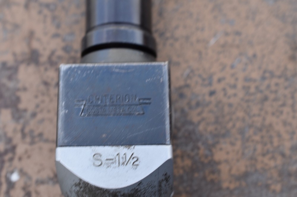 CRITERION S-1-1/2A 7/8"-20 Thread Back Square Head Boring Head with shank