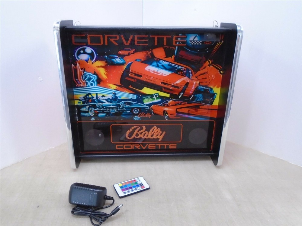 Bally Corvette Pinball Head LED Display light box