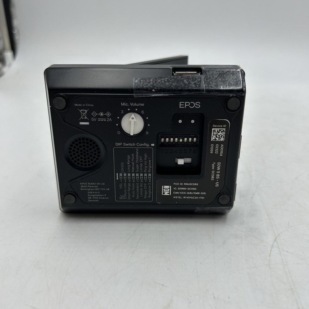 Sennheiser EPOS SDW 5015 Single-Sided DECT Wireless Headset, 506592