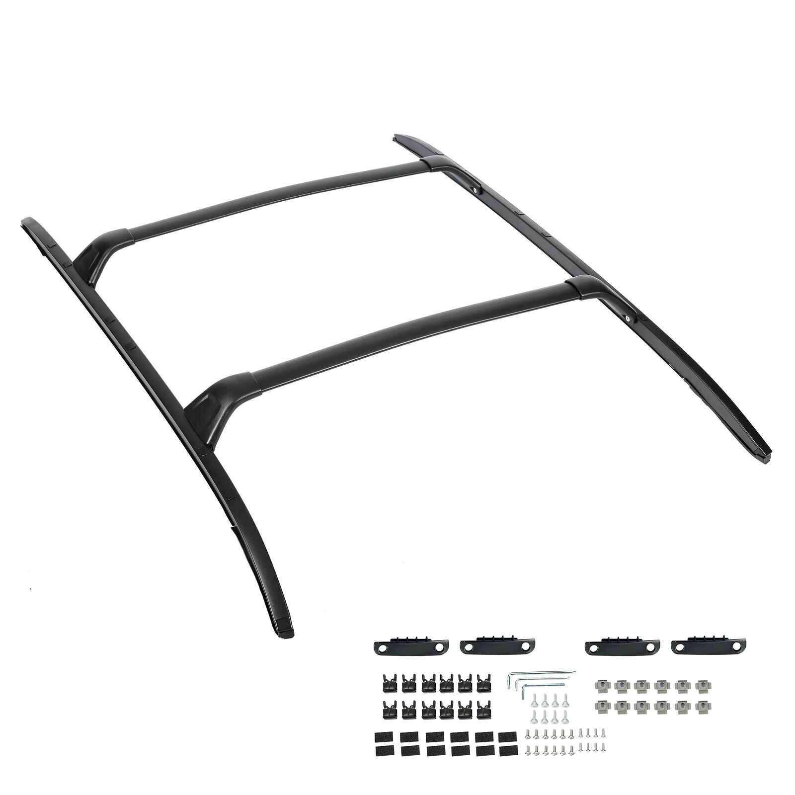 220 LBS Roof Racks Cross Bar Side Rail Fit for Mazda CX-5 CX5 2017-2024 Aluminum