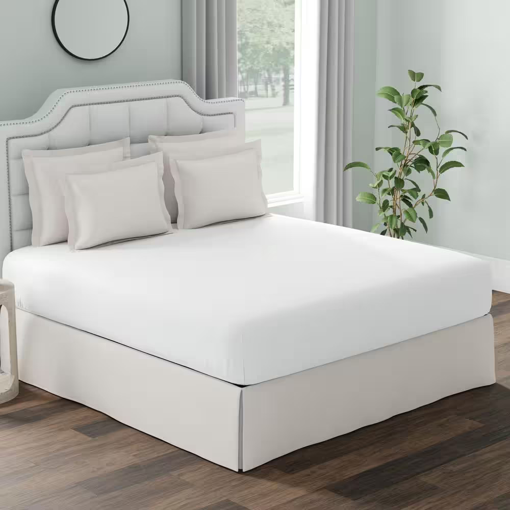 Waterproof Vinyl Fitted Queen Mattress Protector