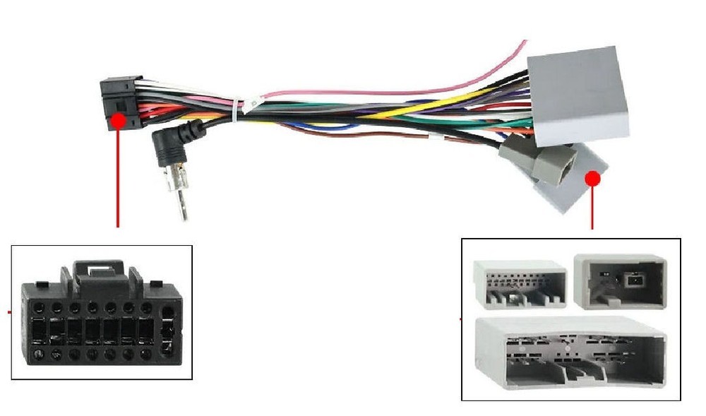 ANDROID  HEAD UNIT INSTALL CABLING POWER STEERING FOR HONDA CRV 2007-2011