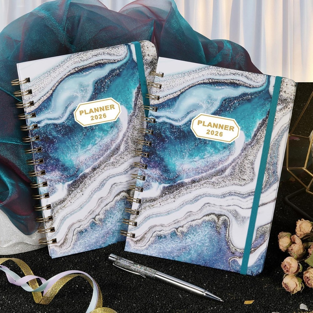 Durable 2026 Planner - Complete Weekly & Monthly Organizer with Extra Features