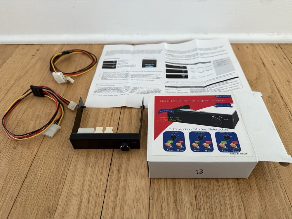 Mitron Interlink Duplus DUP-35 Hard Drive Power Supply Switch