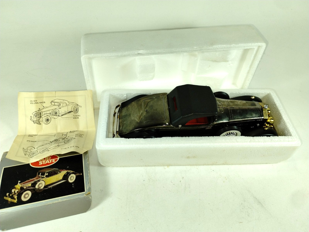 Rolls Royce 1931 Phantom ll AM Radio Solid State, Powers on, Dusty, read descrip