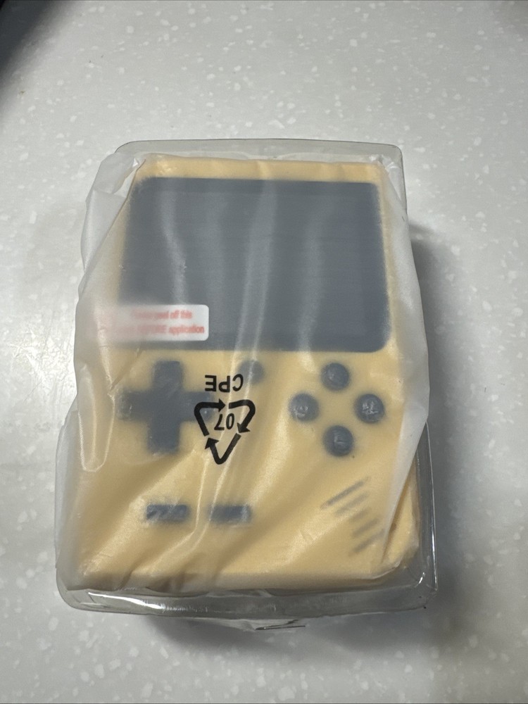 Game Box Gamepad Double Against Console Yellow
