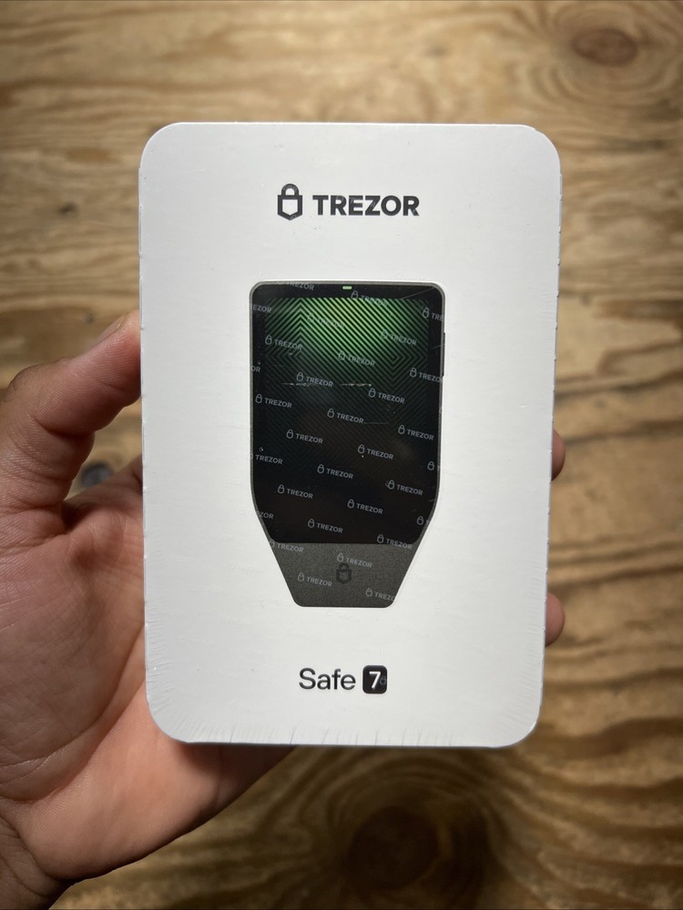 Safe 7 - Crypto Hardware Wallet with Bluetooth, Color Touchscreen, Transparent S