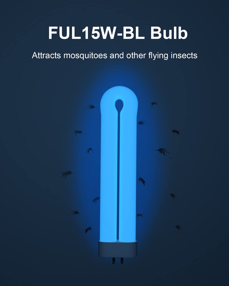 Dichroma Bug Zapper Light Bulb Replacement for 15W Bug Zapper with 4-Pin Base...