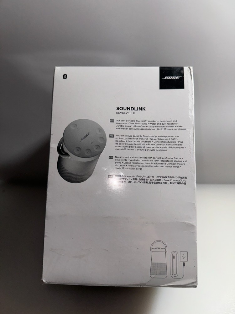 NEW Bose SoundLink Revolve+ II Bluetooth Speaker Luxe Silver(858366-1310)