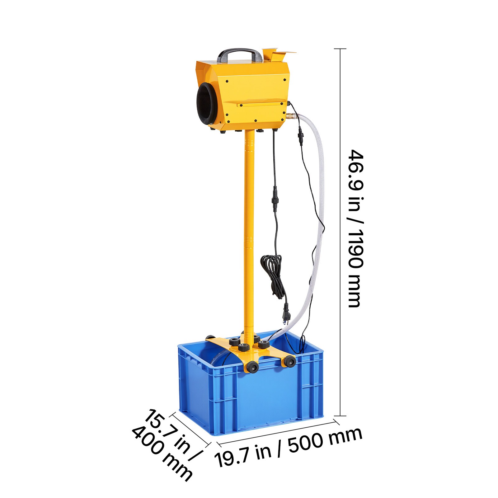 Uimoso Foam Machine Foam Maker Adjustable Angle 21QT Water Tank for Summer Pool