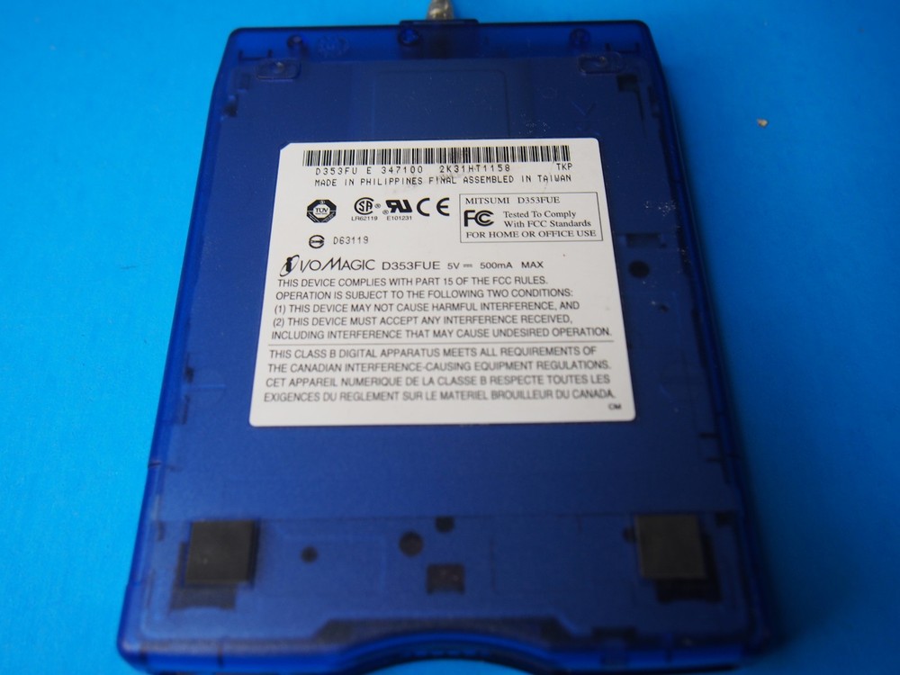 I/O Magic External USB 3.5" Floppy Disk Drive Unit D353FUE