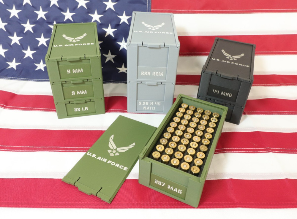 Stackable Ammo Boxes - US Air Force - No Live Ammo!