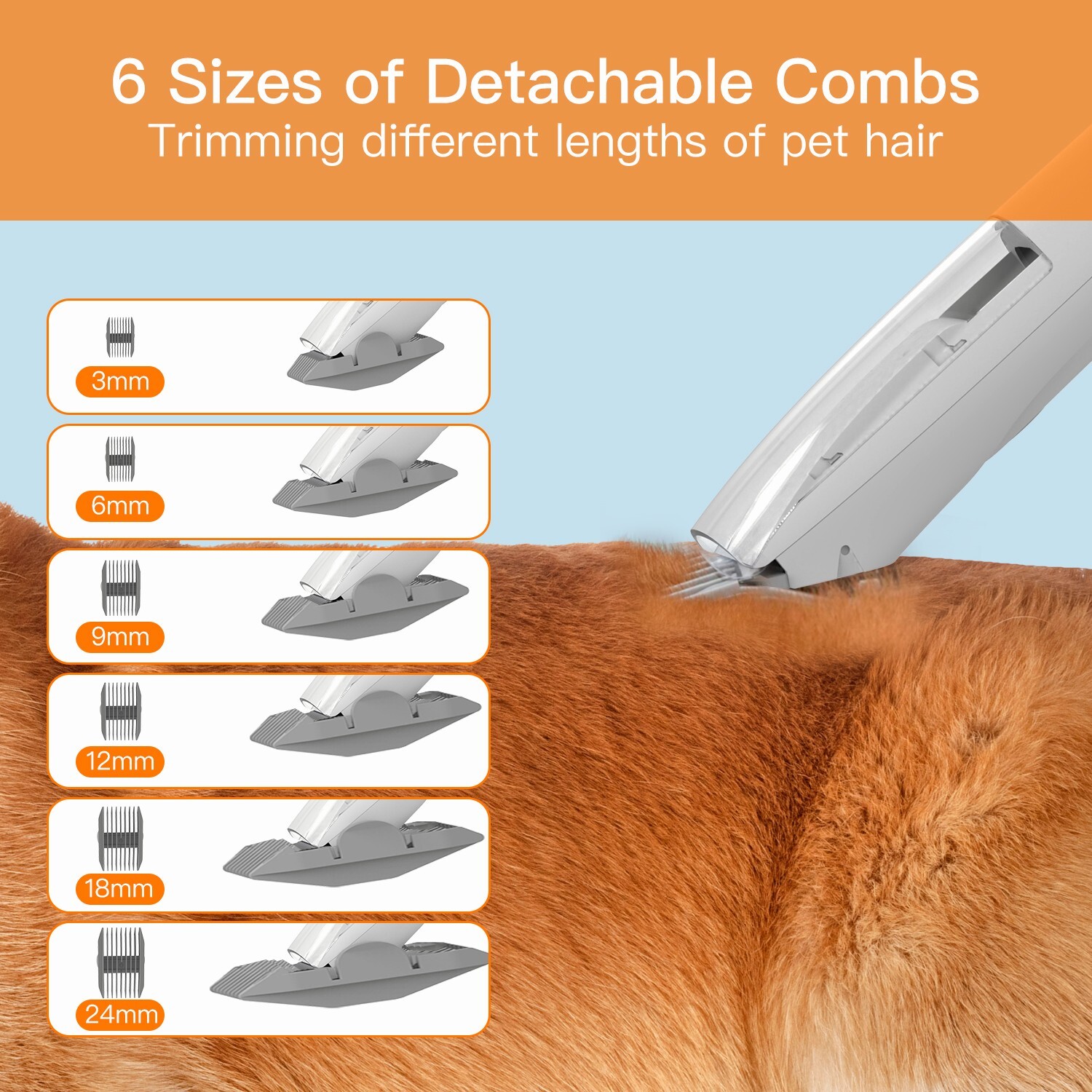 AIRROBO PG100 Pet Grooming Vacuum & 5 Grooming Tools, 12000Pa Suction Power New