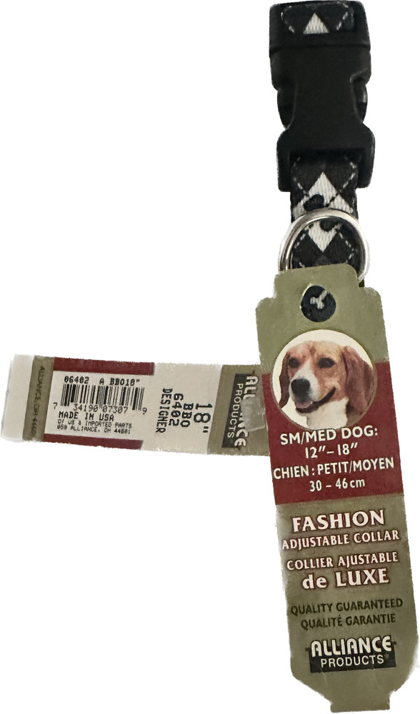 NWT Dog Adjustable Collar - Various Styles and Sizes