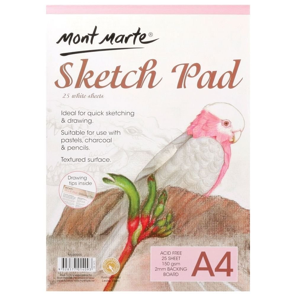 Mont Marte Sketch Pad 150gsm 25 sheet A4