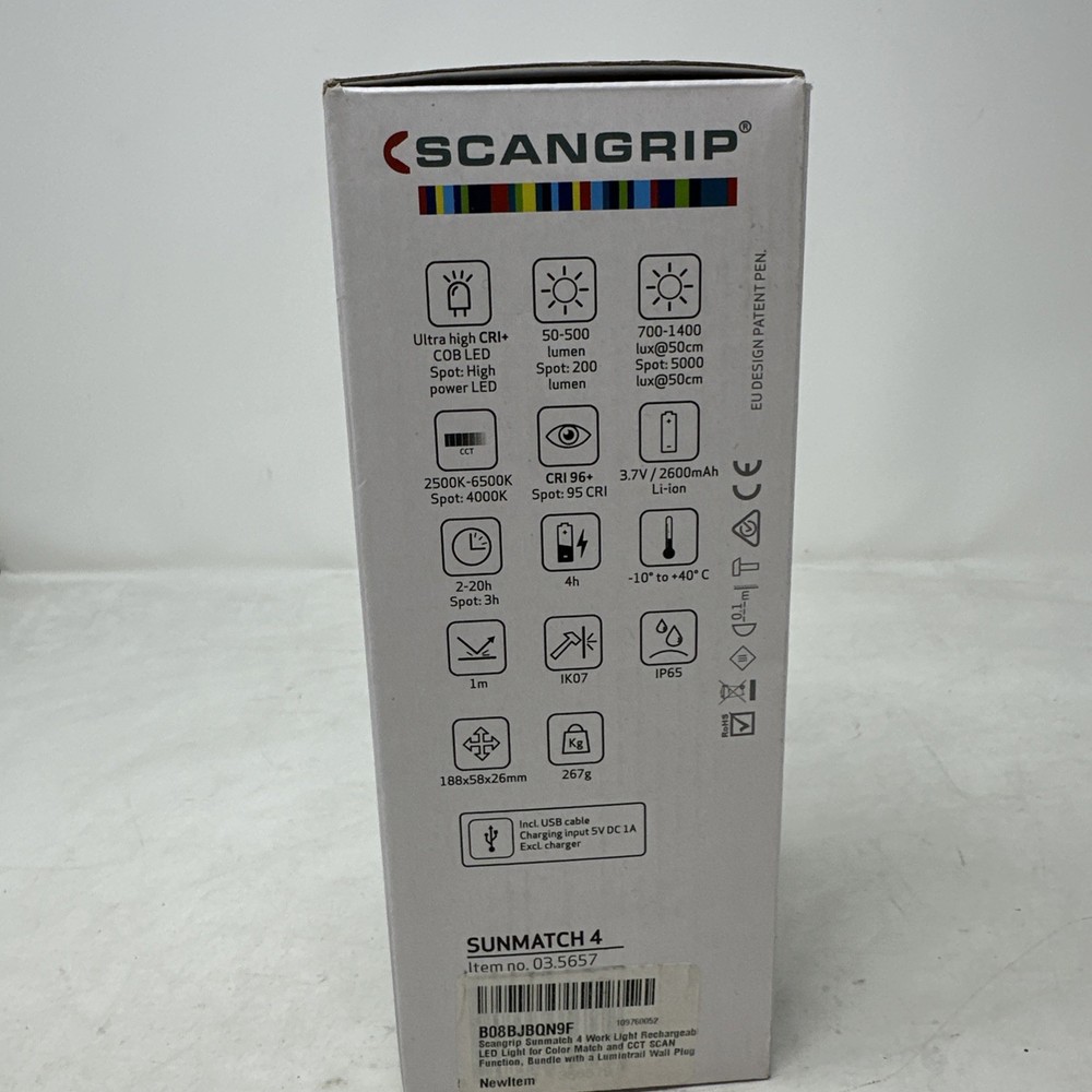 SCANGRIP Sunmatch 4 LED Work Light (03.5657)