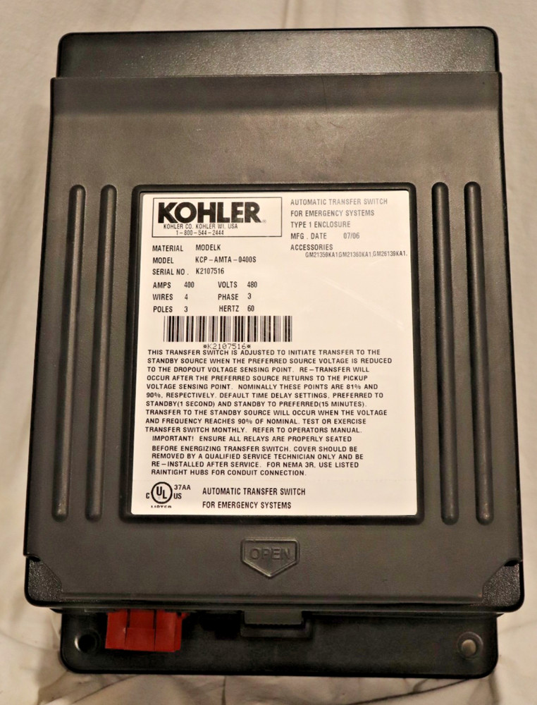 MPAC1000 Kohler Control Panel ATS Controller PCB Transfer Switch MPAC GM22516