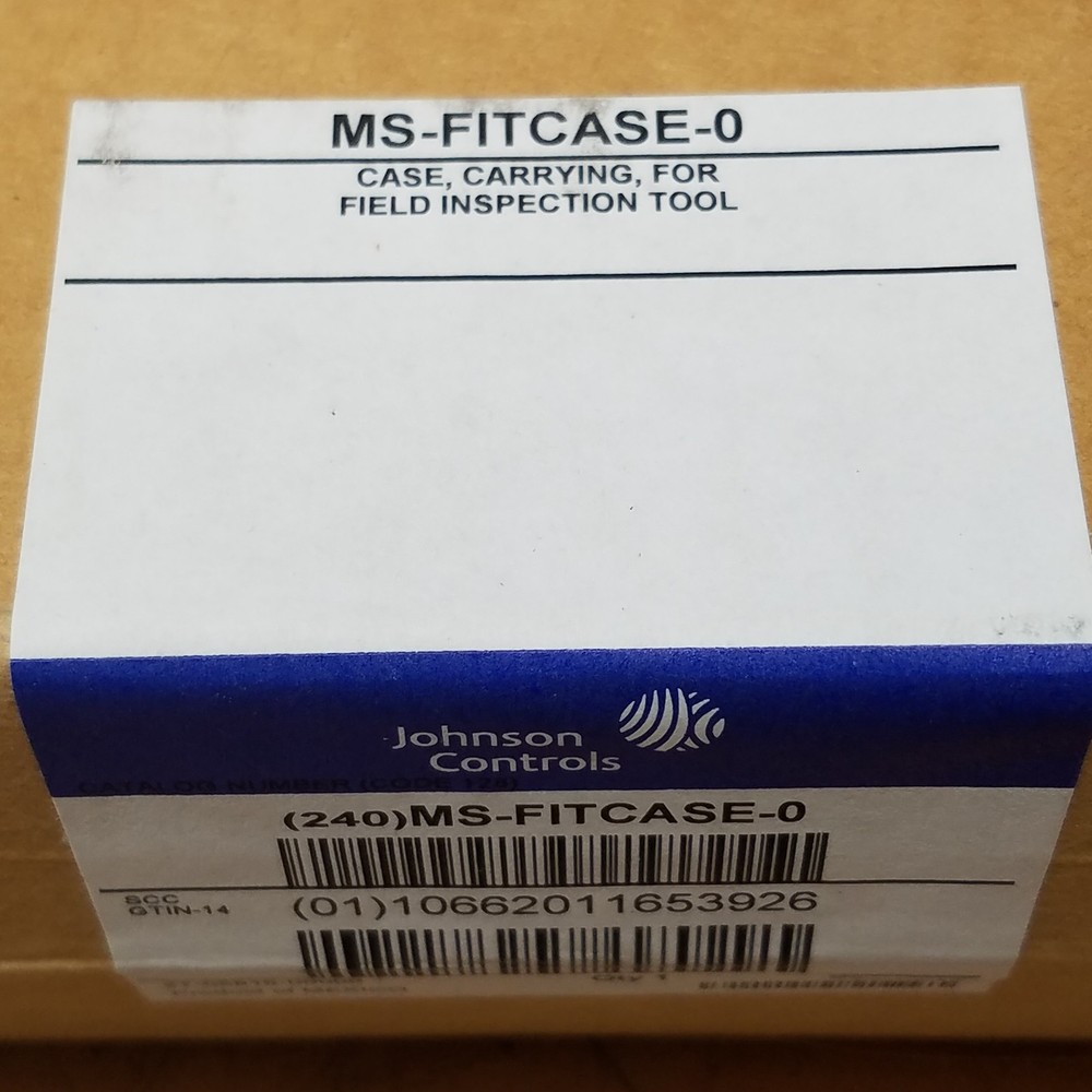 Johnson Controls MS-FITCASE-0 Fit Carrying Case Soft-Sided Field Inspection Tool