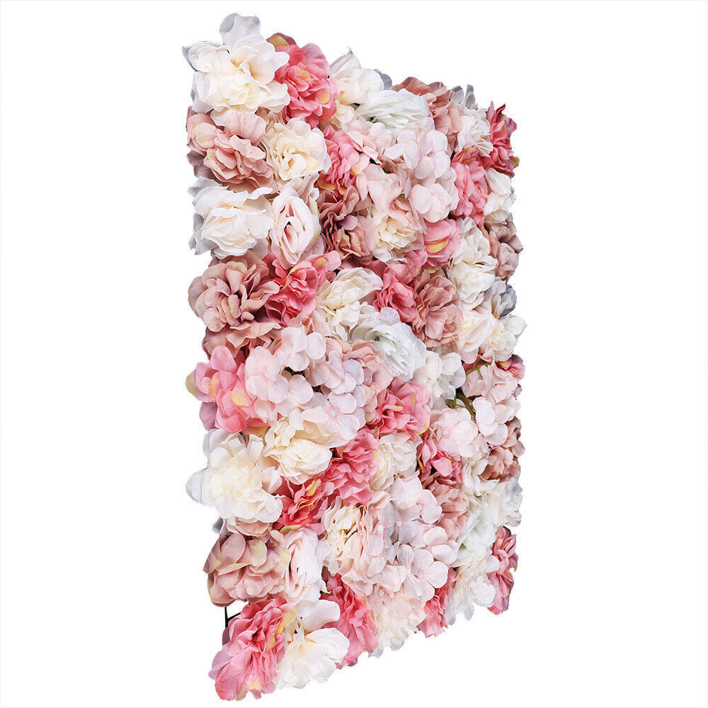 6 Pcs Artificial Velvet Hydrangea Flower Wall Panels for Events & Decor