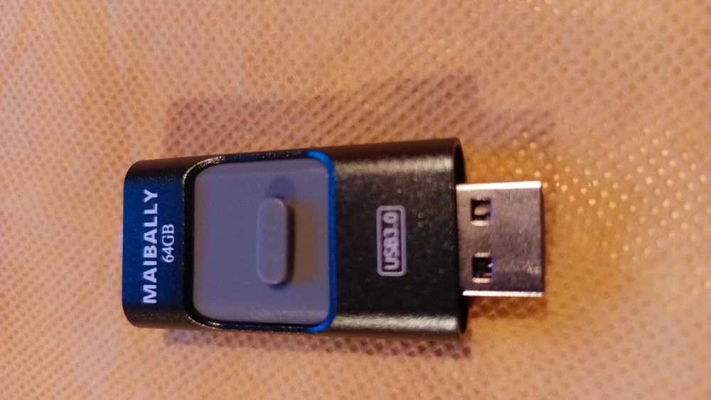 MAIBALLY 64GB USB Flash Drive For-Iphone, Android,PC