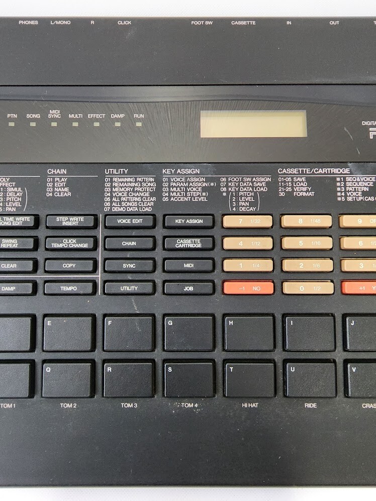 Yamaha RX7 Digital Rhythm Machine Programmer