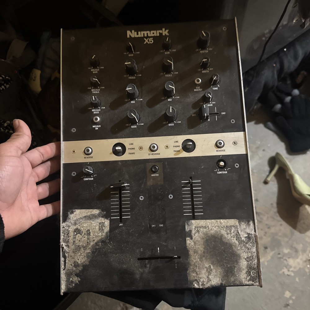 Numark X5 Two-Channel, 24-Bit Digital DJ Mixer.