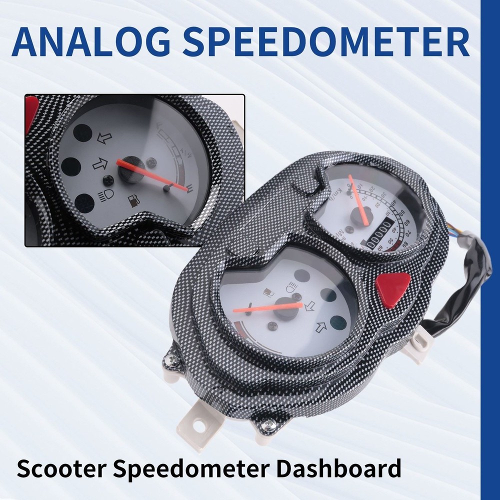 Analog Speedometer Dashboard Instrument for Scooter B05 B08 POPCORN