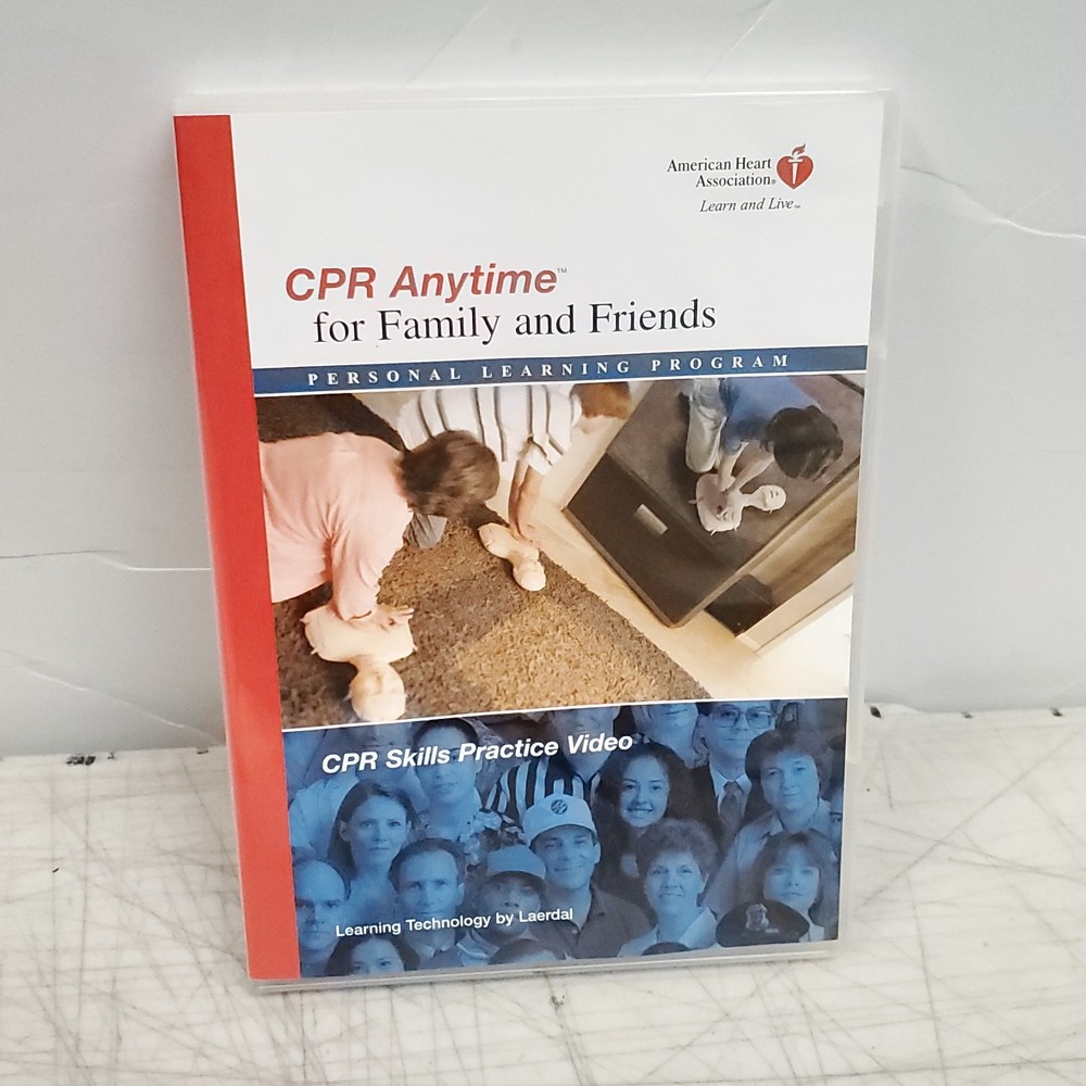 CPR Anytime Family And Friends Personal Learning Program DVD