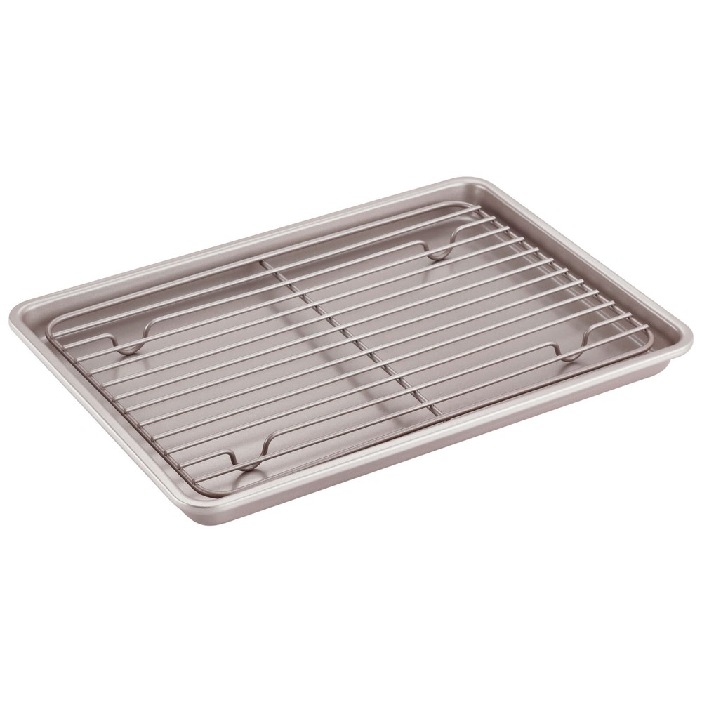 CHEFMADE Roasting Pan with Rack (Champagne Gold)