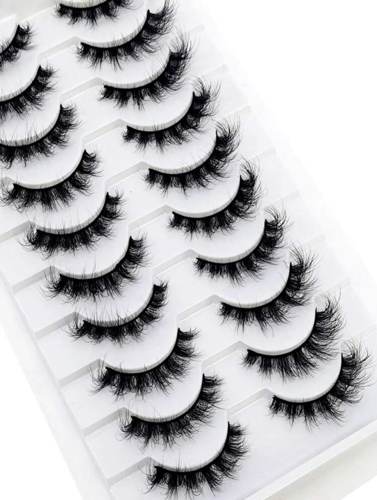 Faux mink lashes natural short