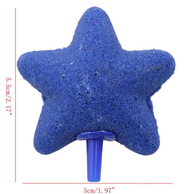 Air Stone Bubble Diffuser Star Shape Stones Aerator Air Pump Accessories